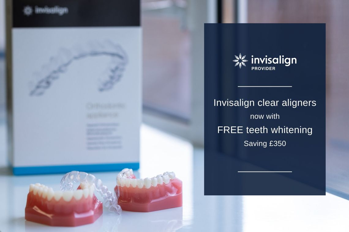 Free teeth whitening with every Invisalign treatment 